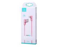 USAMS Kabel kątowy U-flow Lightning 1,2m 2A różowy - 1569092 - zdjęcie 3